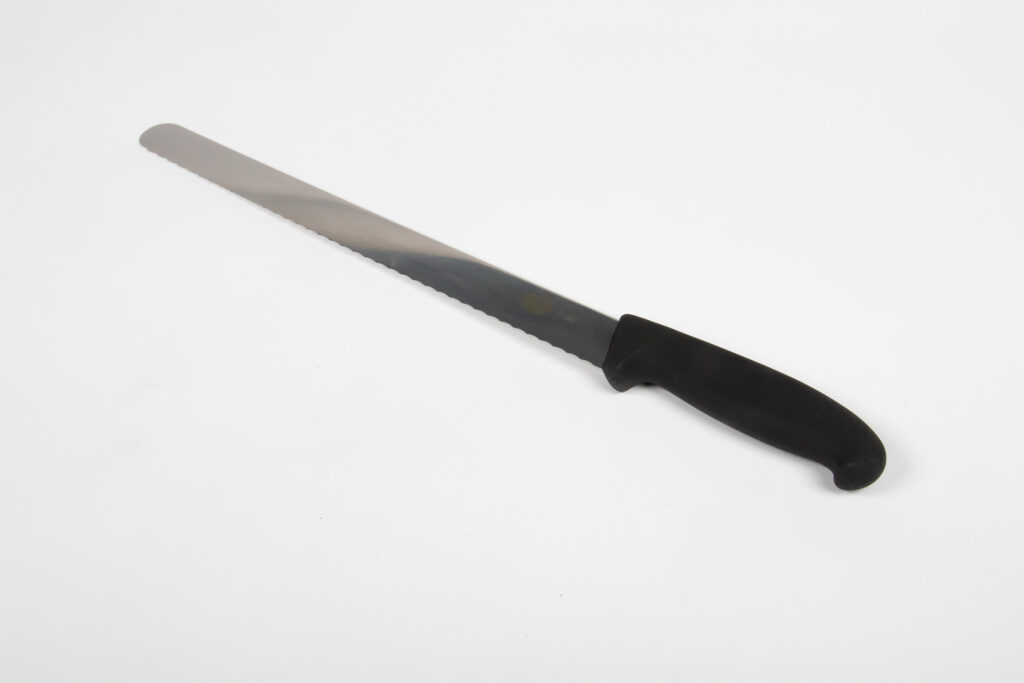 General Purpose Knife Victorinox Wavy Edge 30cm (12 inch) Black