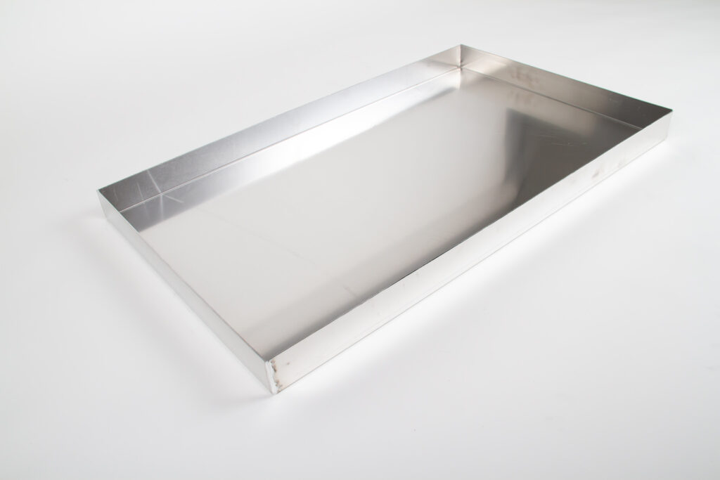 Baking Tray Plain Finish 4 Sides Up 15" x 18" 1" (381mm x 457mm x25mm
