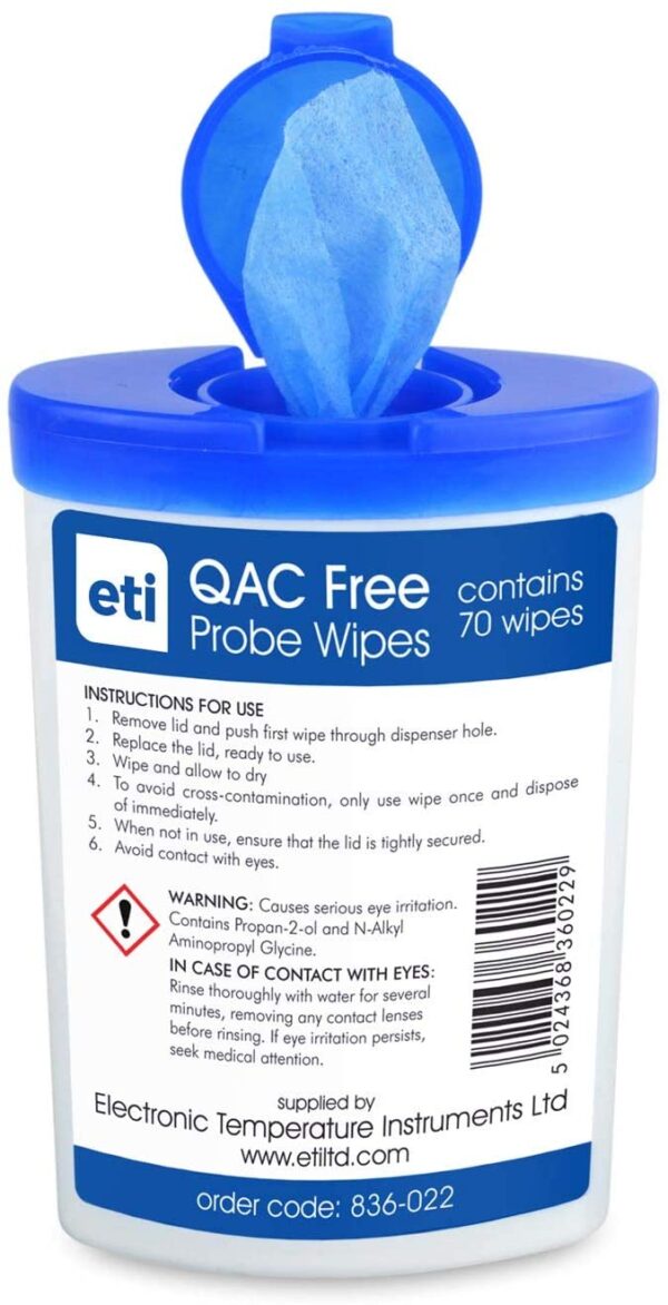 QAC free probe wipes
